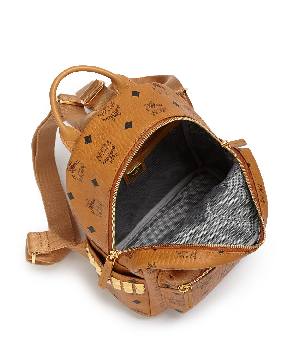 mcm mini stark backpack black