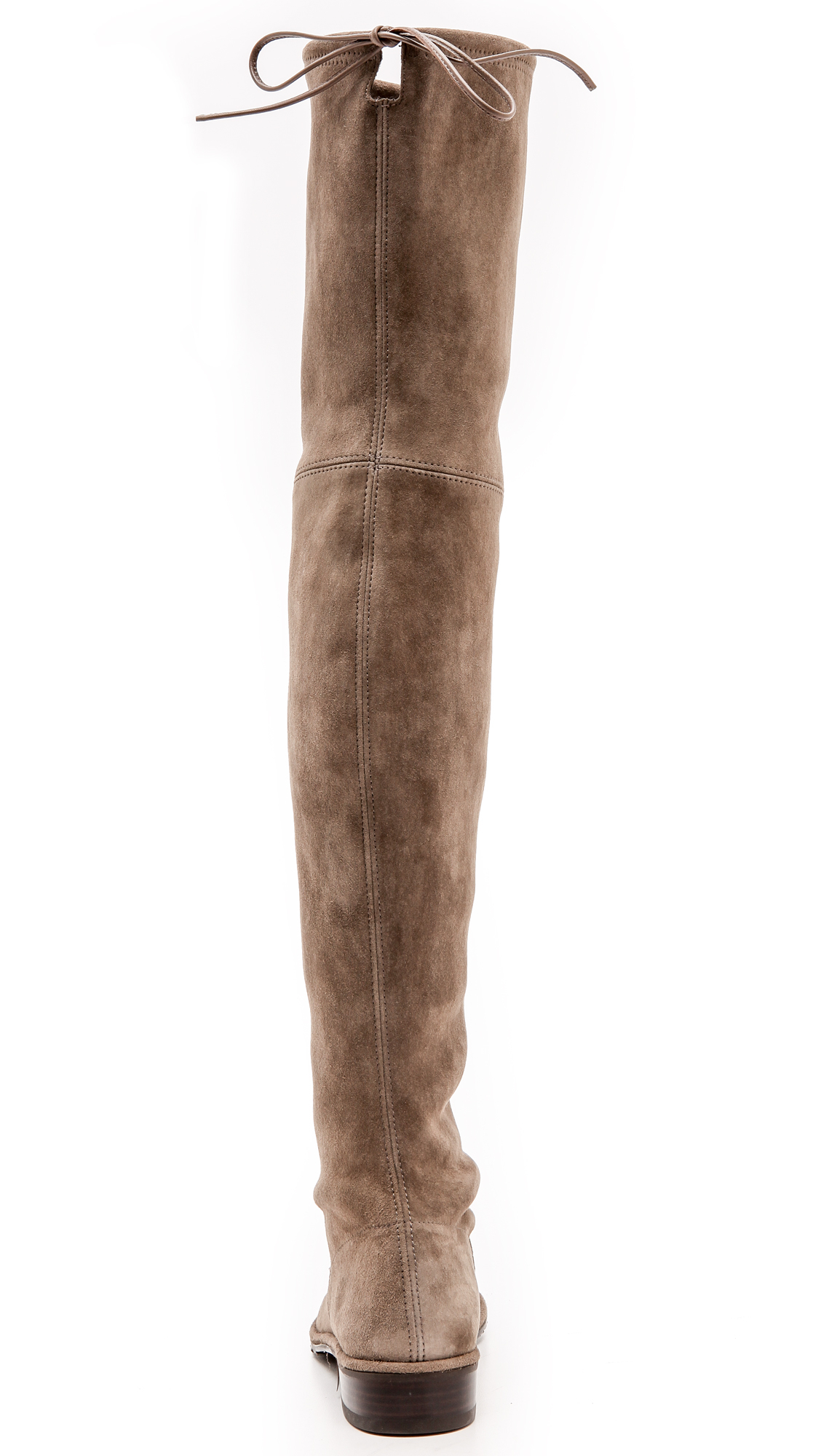 tan thigh high flat boots