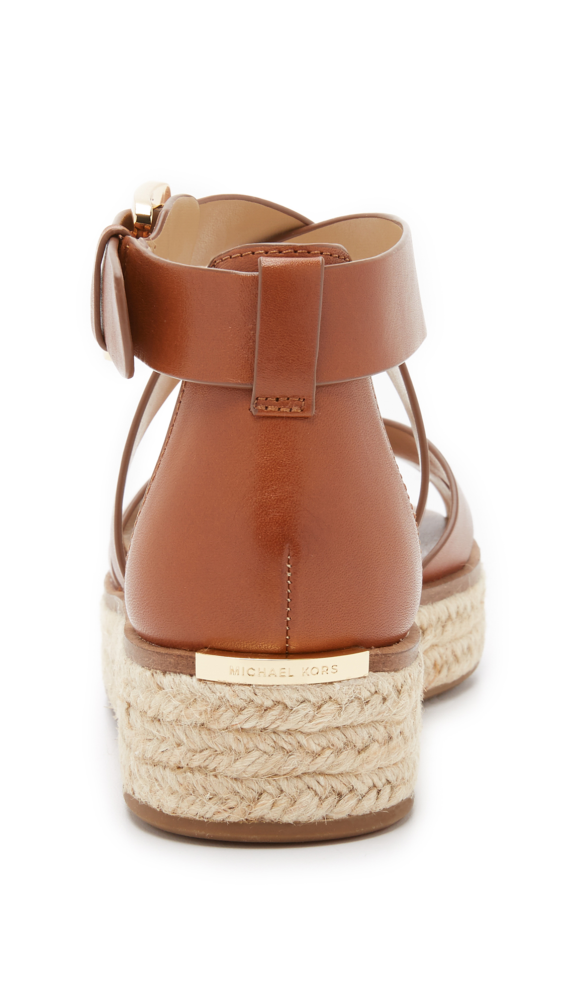 MICHAEL Michael Kors Darby Sandals in Brown | Lyst