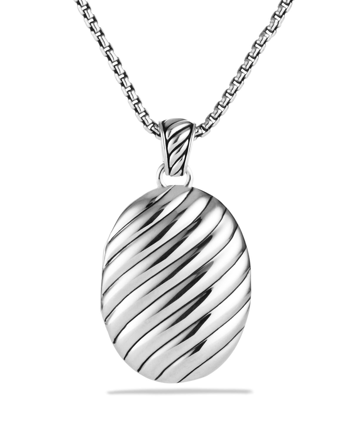 David Yurman Sculpted Cable Locket in 