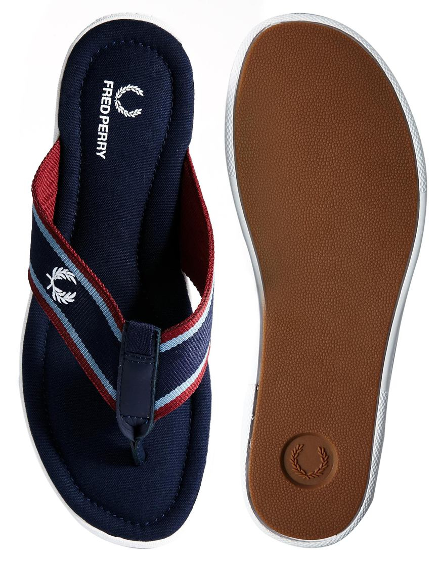 fred perry slippers