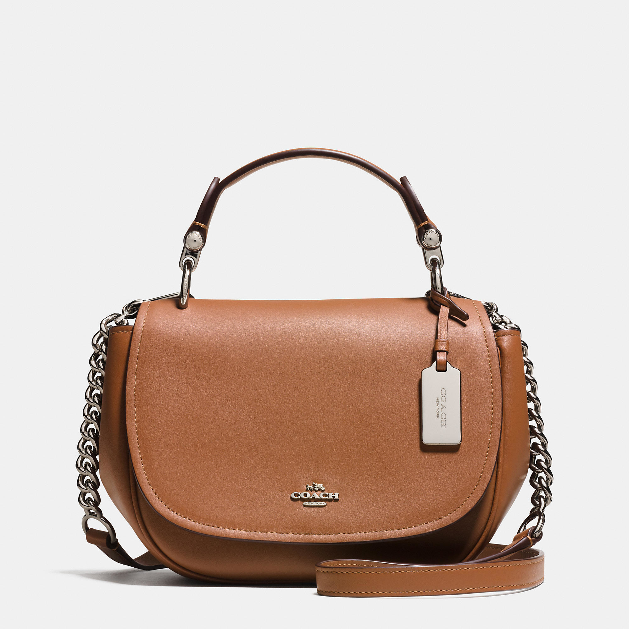 COACH Nomad Top Handle Crossbody In Glovetanned Leather - Lyst