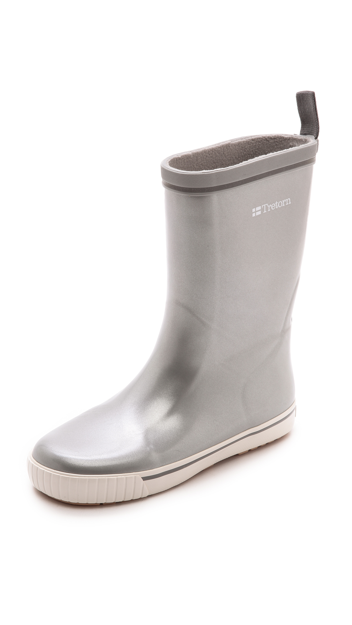 Tretorn Skerry Metallic Rain Boots - Silver | Lyst