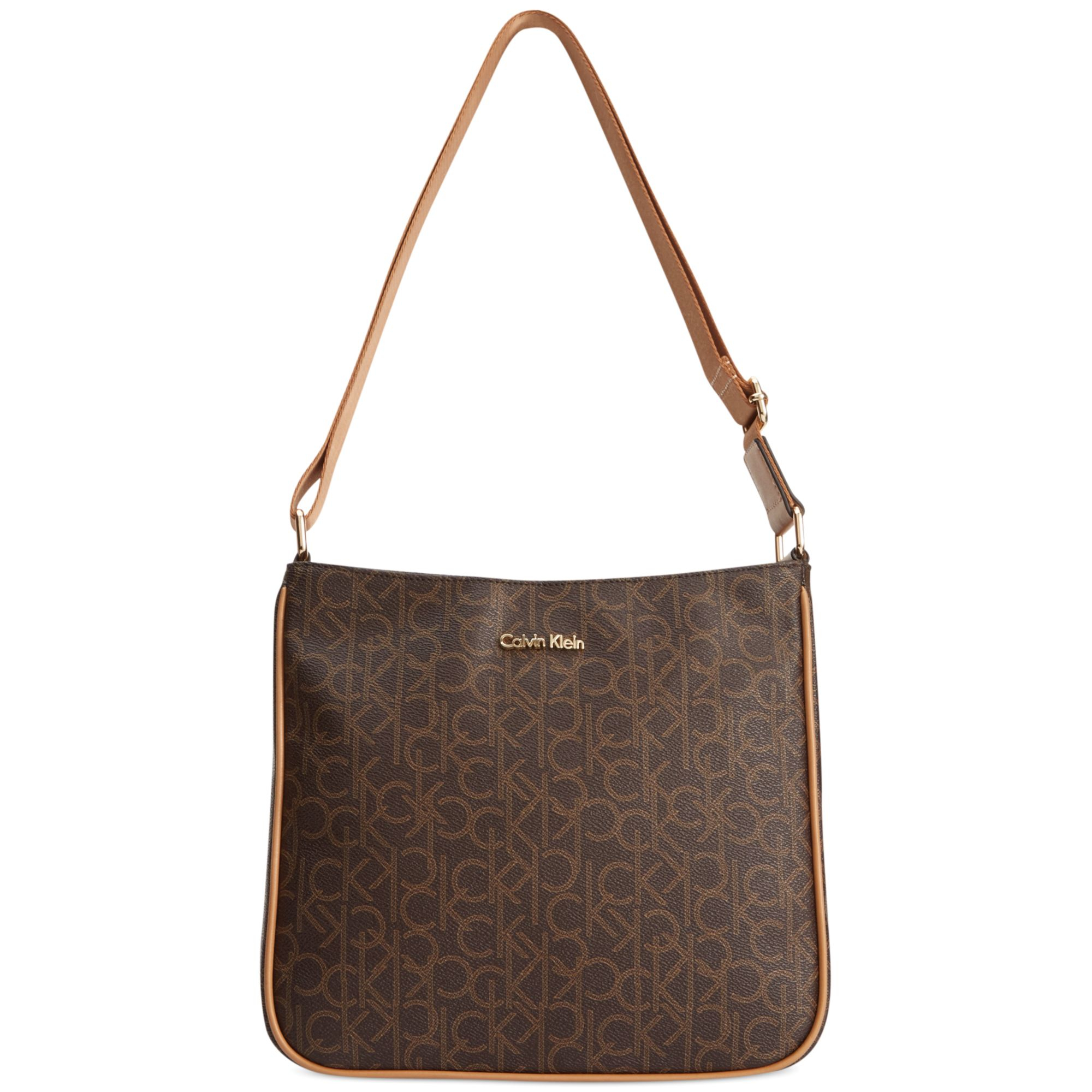 Lyst Calvin Klein Hudson Monogram Messenger Bag In Natural Gallery