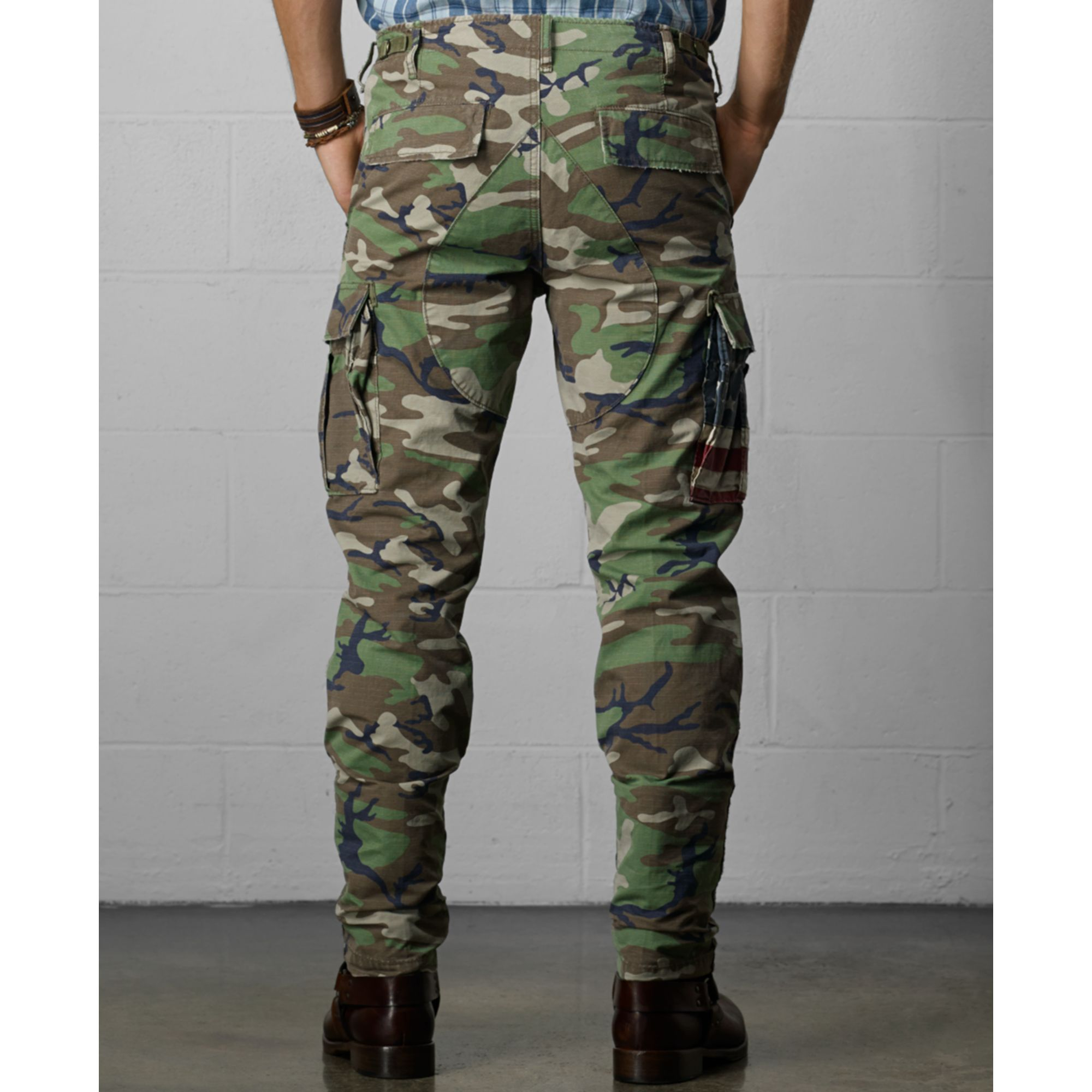 Denim & Supply Ralph Lauren Knox Camo Cargo Pants in Green for Men | Lyst