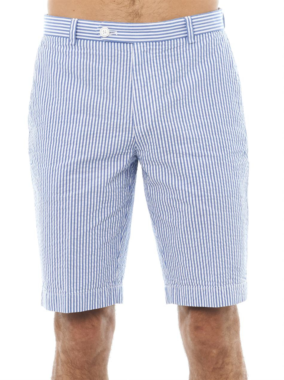 seersucker shorts men