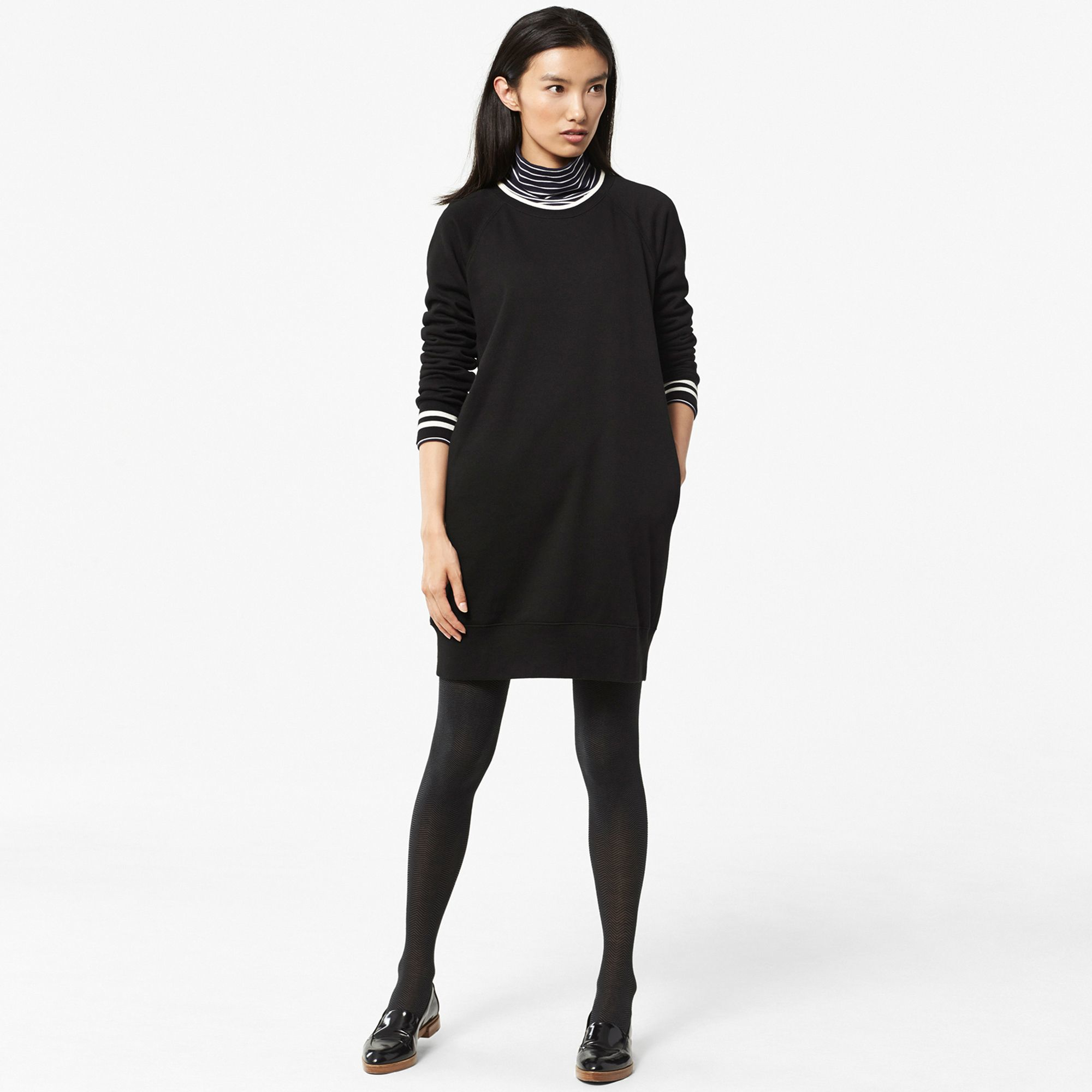 dress hitam uniqlo