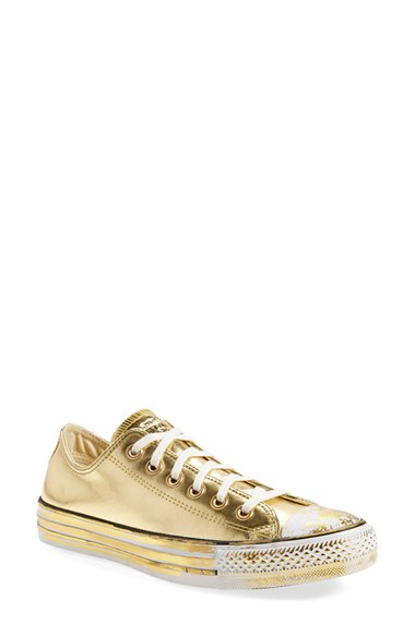 converse chuck taylor gold metallic