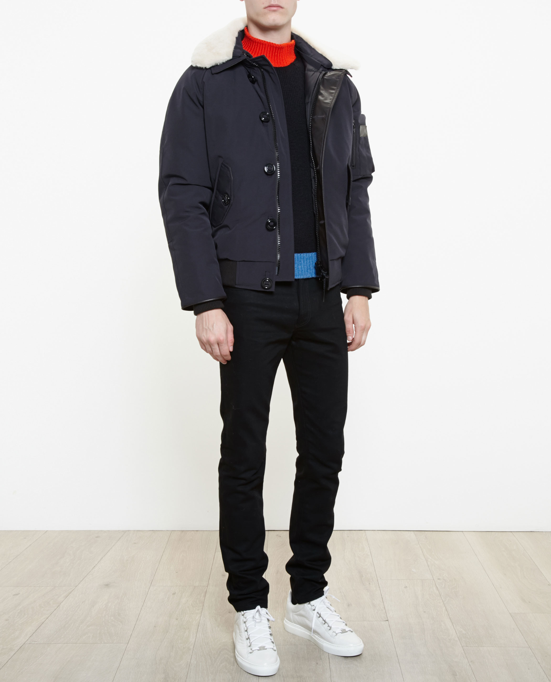 Canada Goose Foxe Bomber Navy Goose Jacket Foxe Bomber Canada