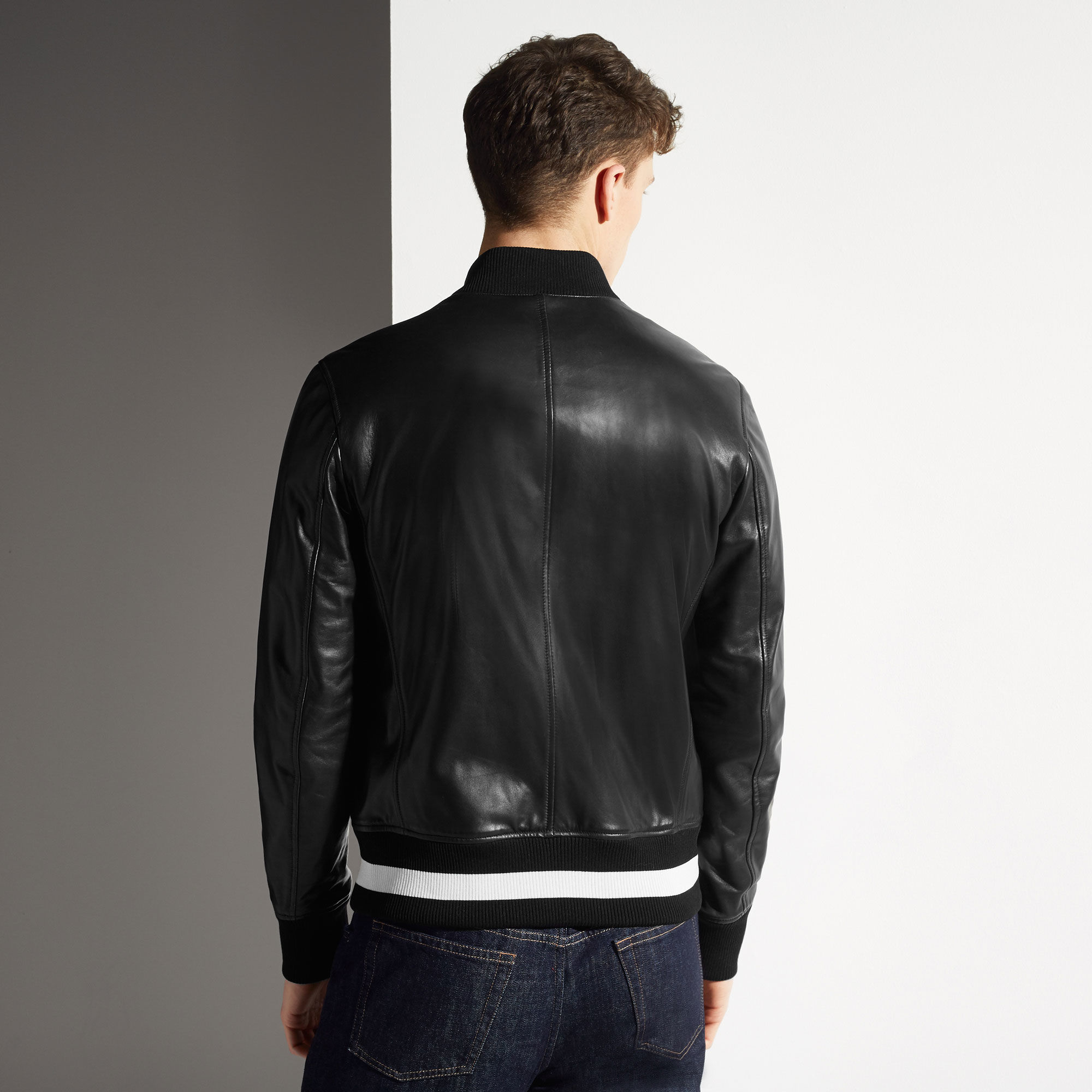 Bally Reversible Leather Jacket In Black For Men Lyst
