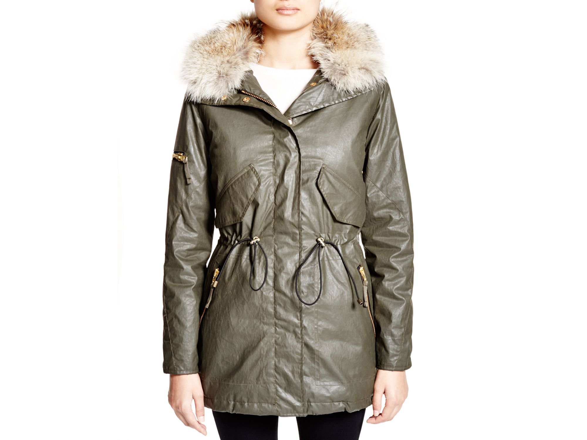 sam fur lined parka