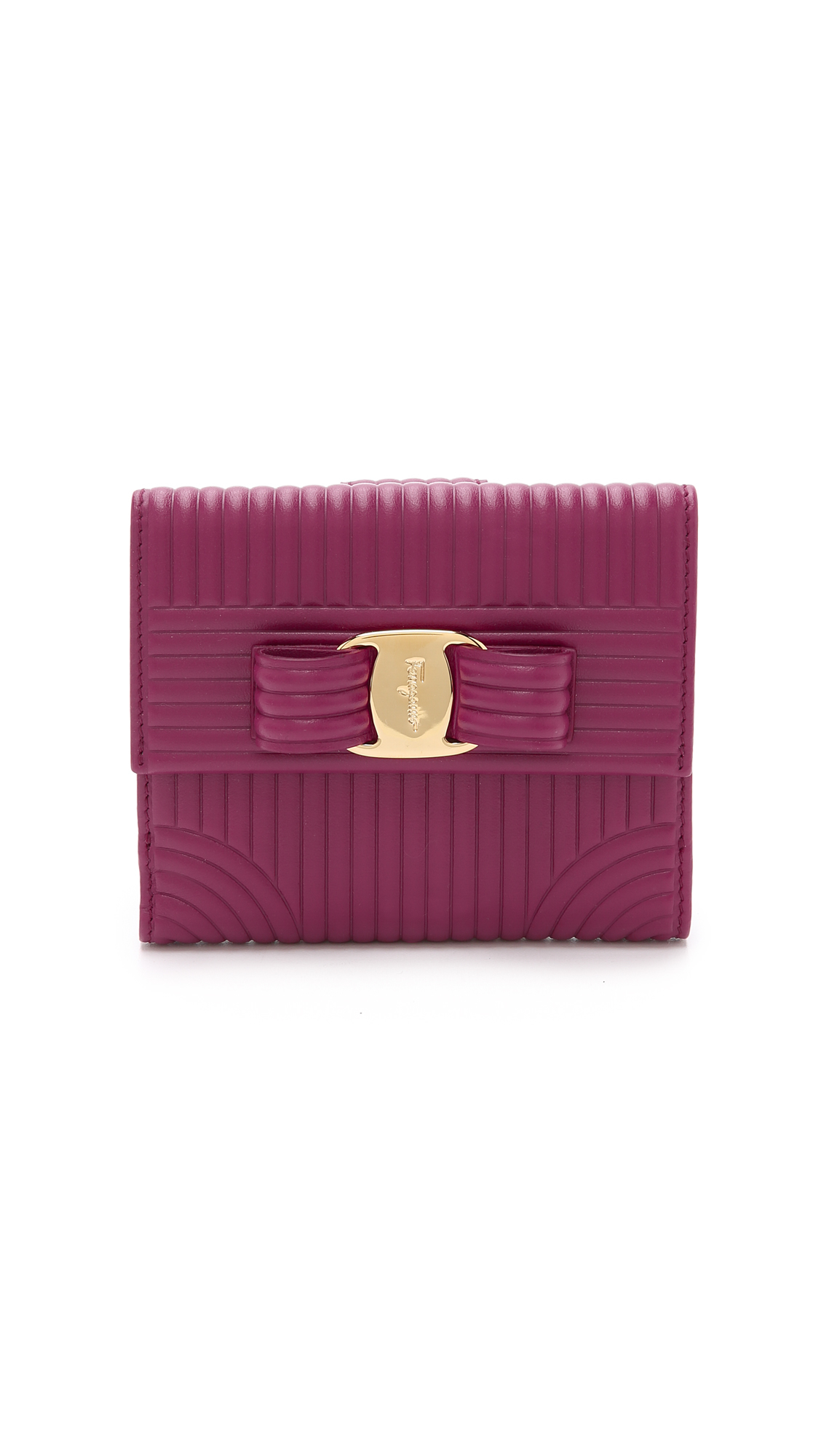 ferragamo bow wallet