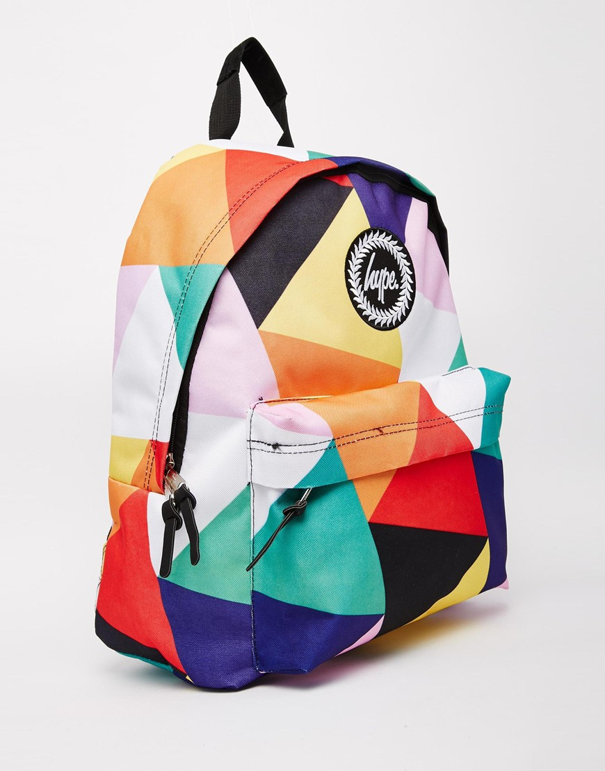 colourful backpack