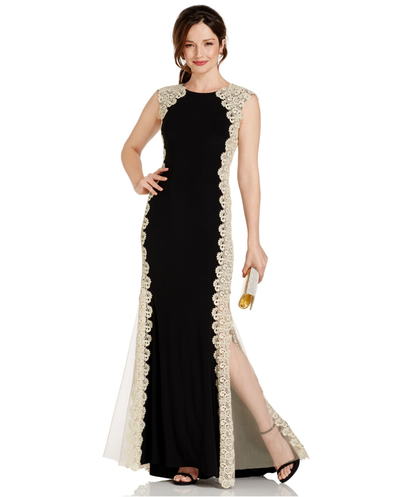xscape lace gown