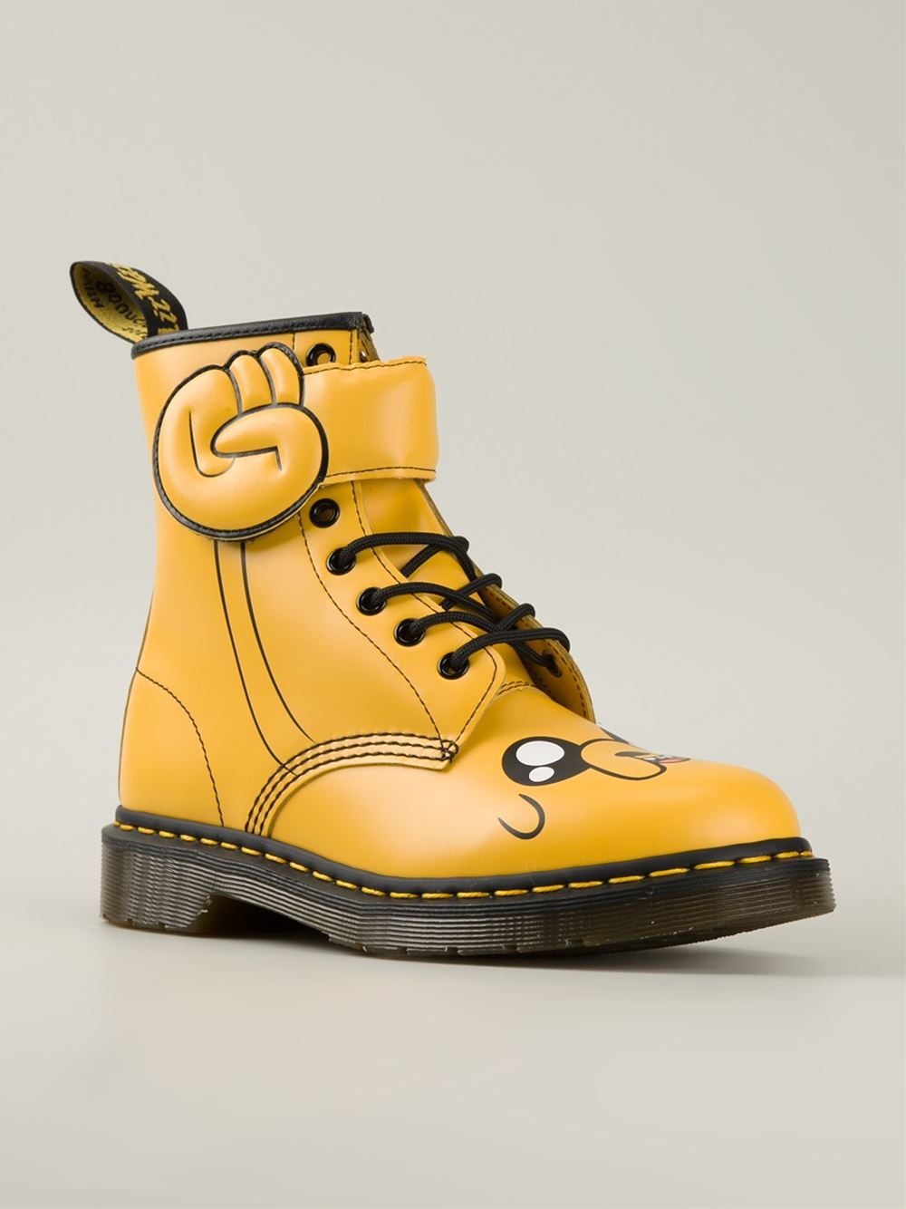 Dr. Martens Adventure Time X Dr.martens 'jake' Boots in Yellow | Lyst