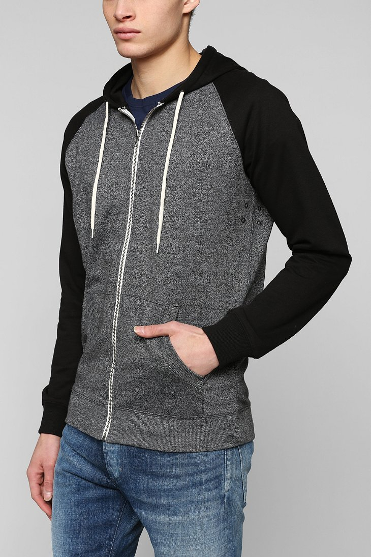 raglan zip hoodie