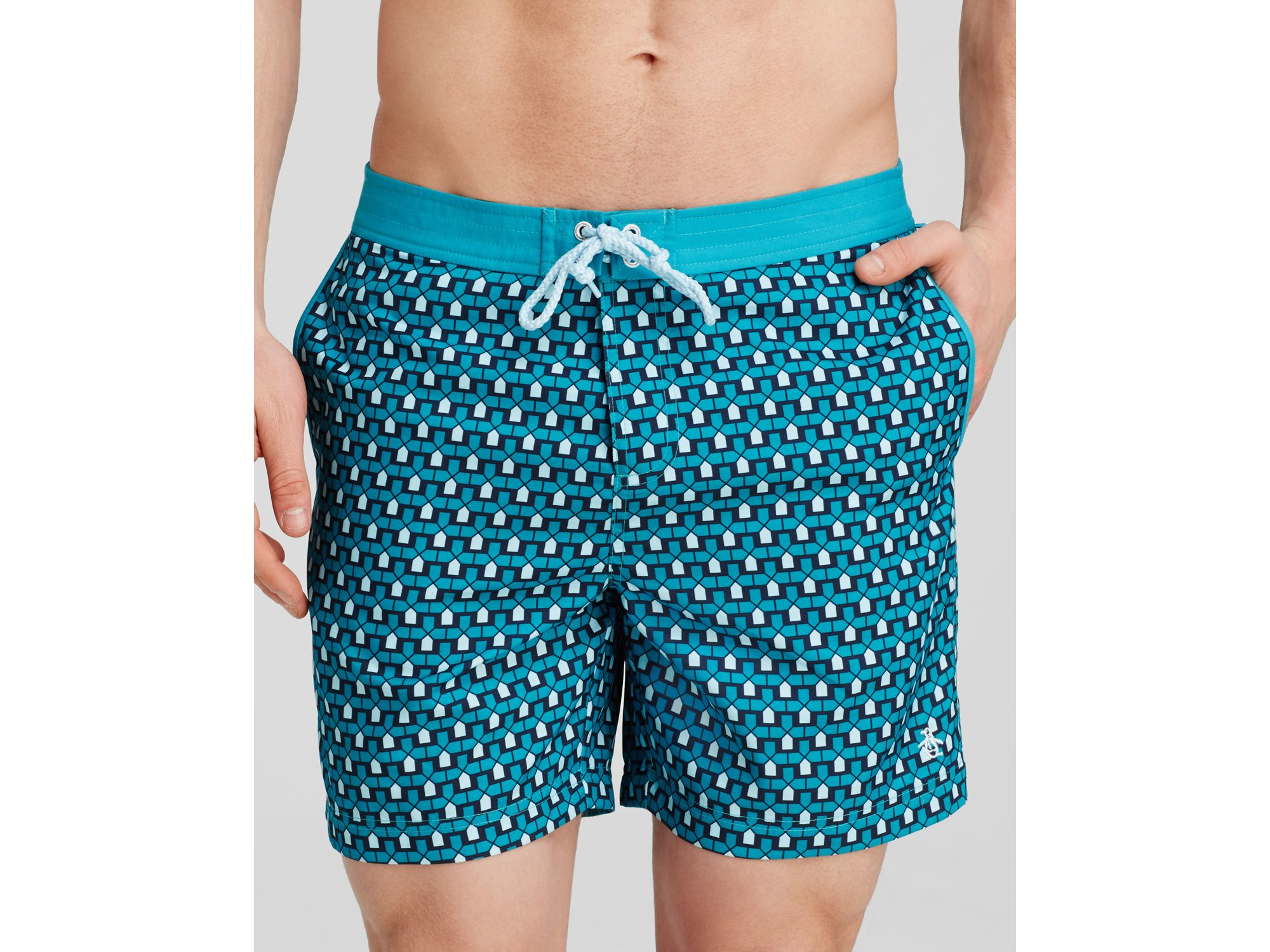 penguin swimming trunks