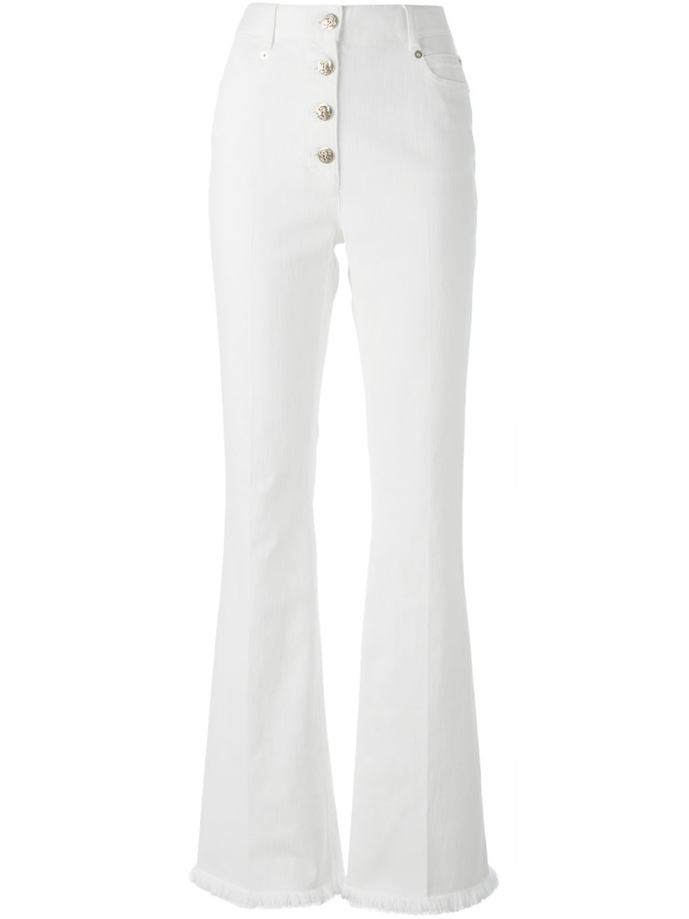 Sonia rykiel Highwaisted Flared Jeans in White - Save 61% | Lyst