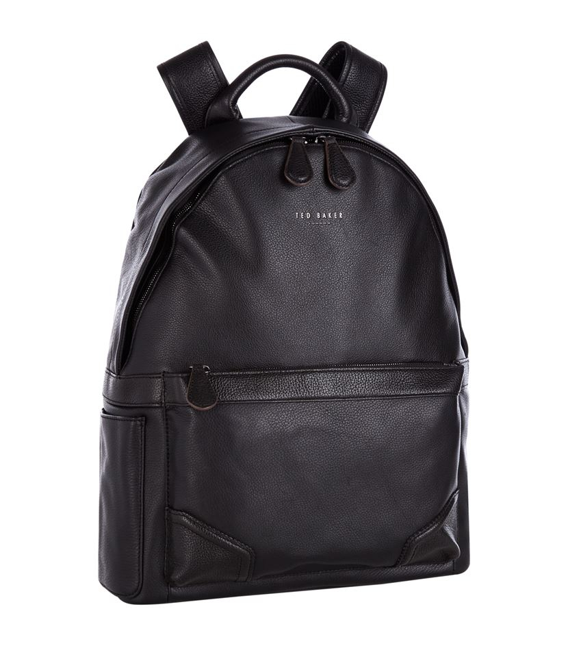 Ted Baker Uzzano Leather Backpack in Black for Men - Lyst