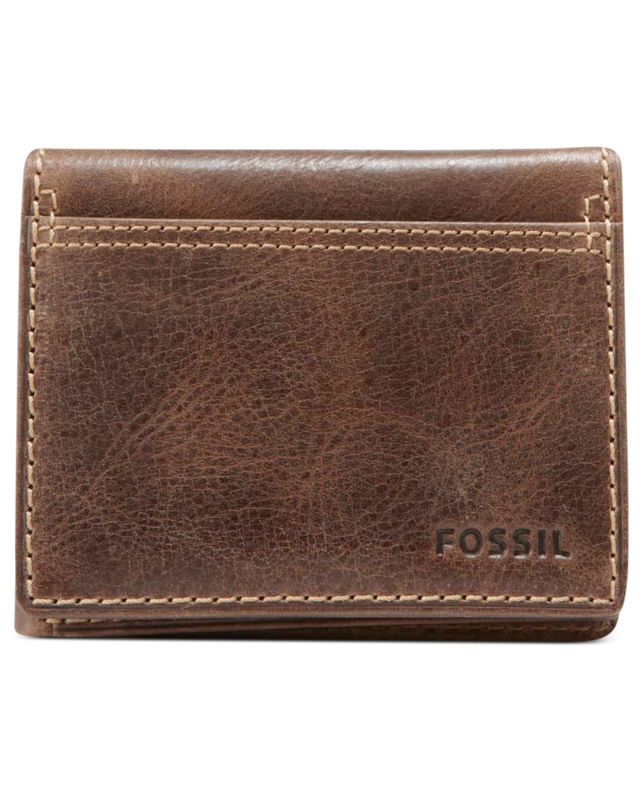 Fossil Bradley Execufold Wallet in Brown for Men Lyst