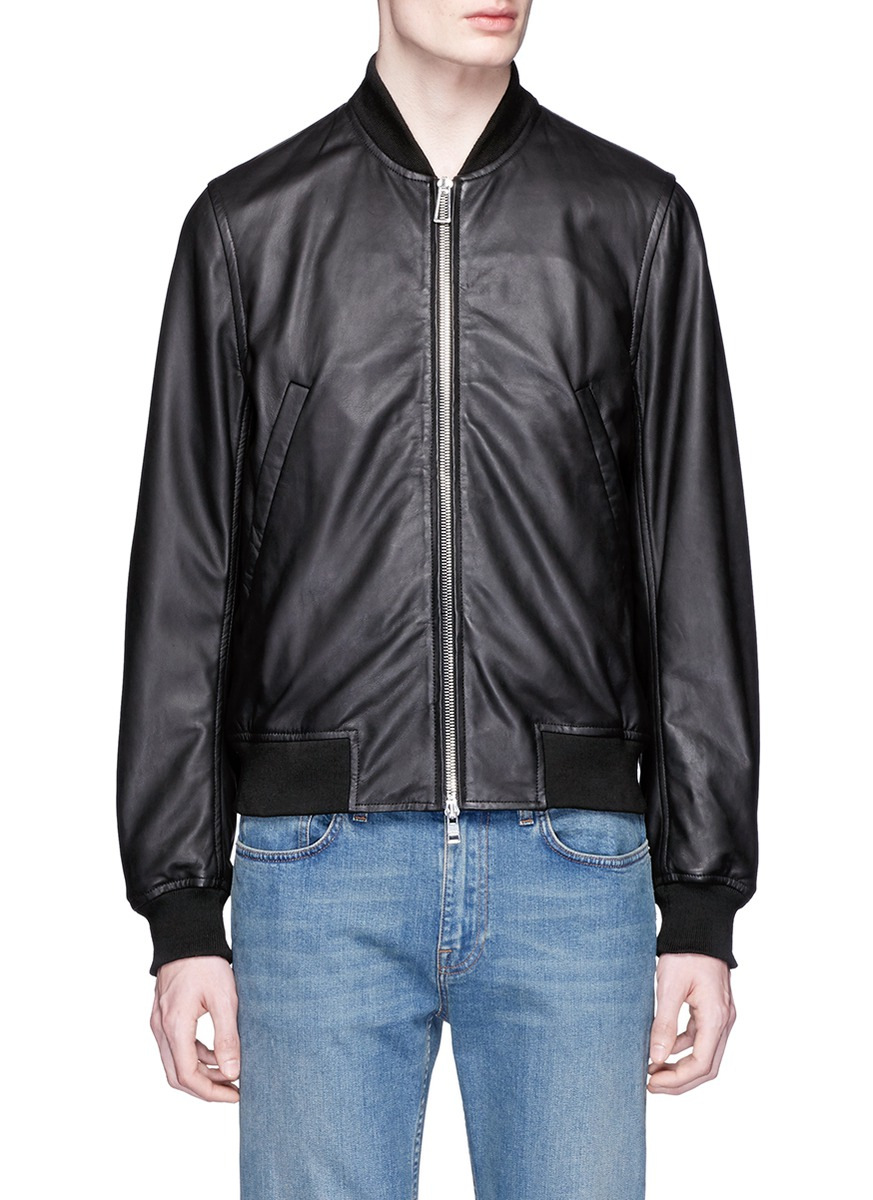 paul smith mens leather jacket