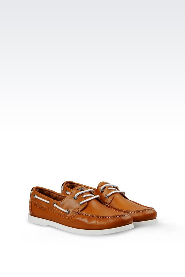 armani exchange loafers armani leather loafer in brown for lyst armani exchange loafers armani leather loafer in brown for lyst