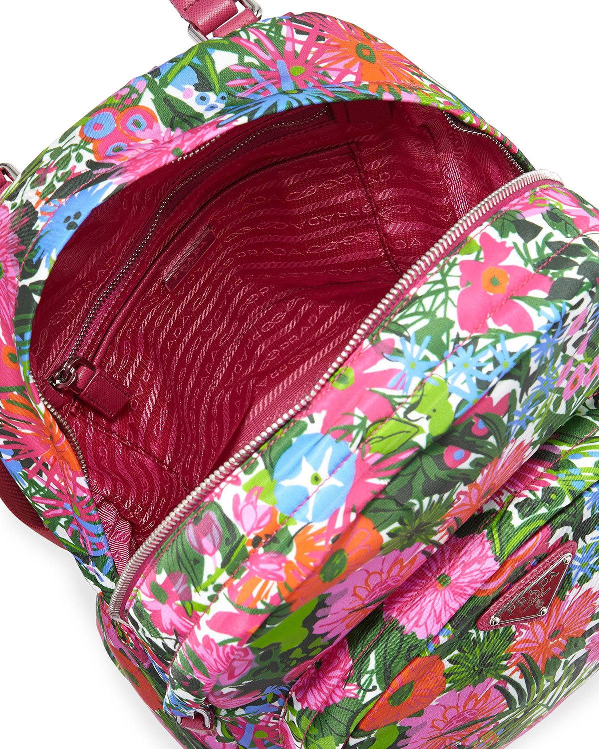 order prada bags online - Prada Tessuto Stampato Floral Backpack in Blue (floral) | Lyst
