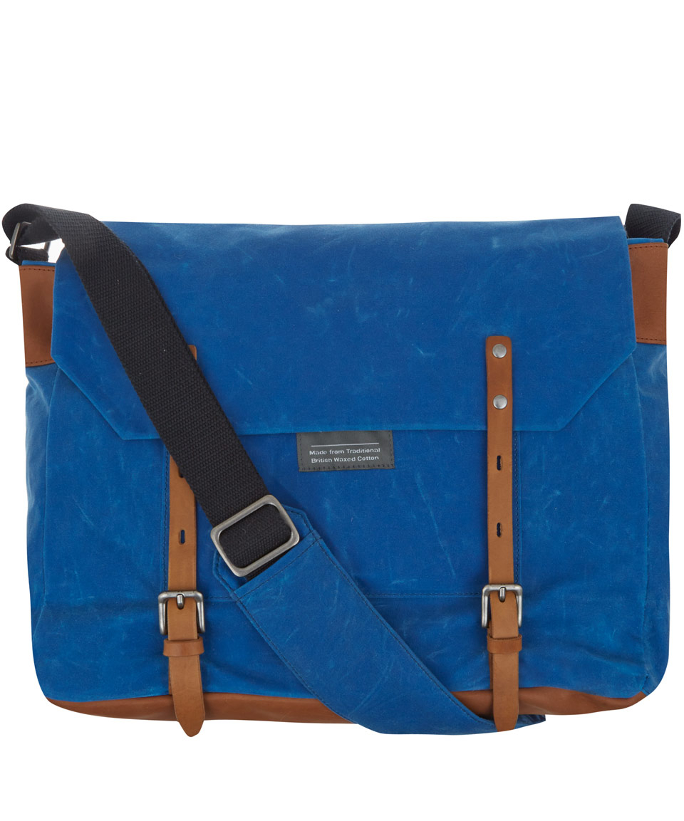 Waxed Cotton Messenger Bag | IUCN Water
