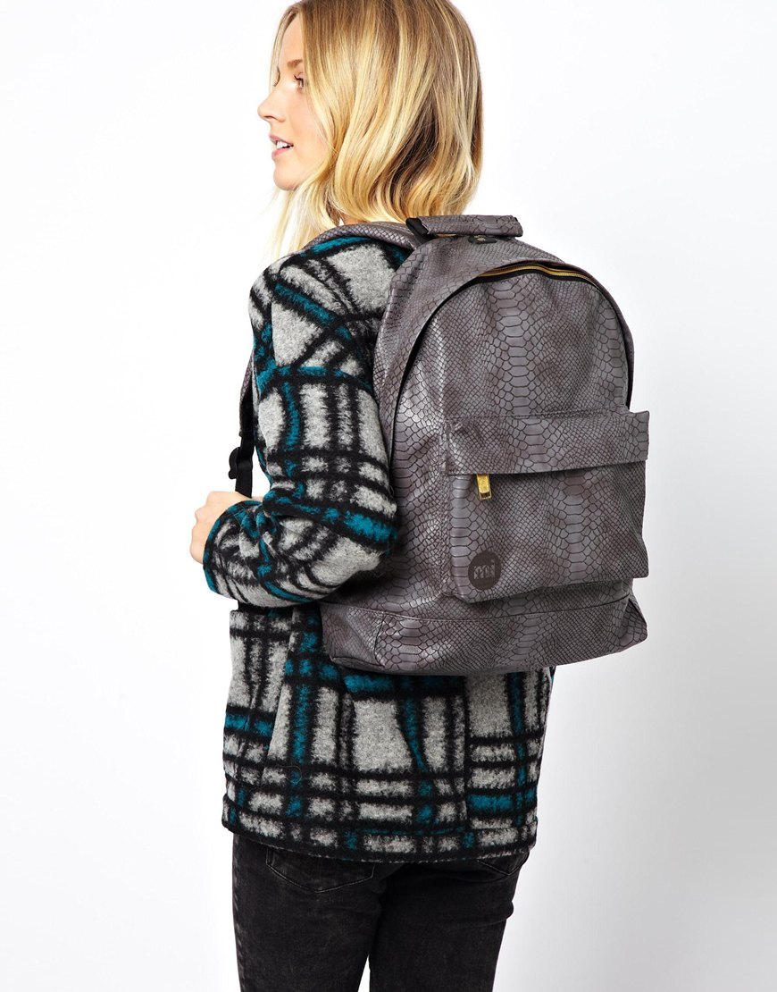 Backpack In Faux Python Print Backpack In Faux Python Print