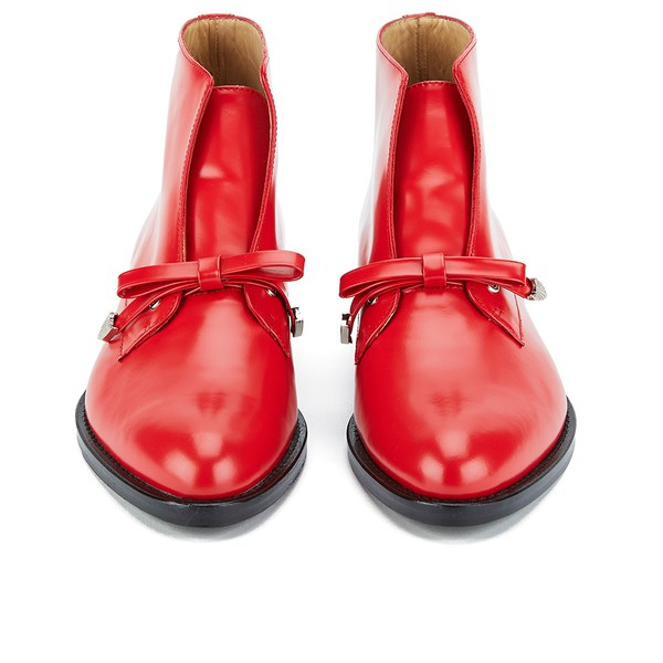 Red Ankle Boots For Women - Cr Boot