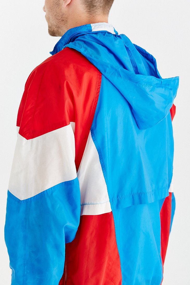 Without Walls Vintage Nike Red White + Blue Windbreaker Jacket for Men -  Lyst