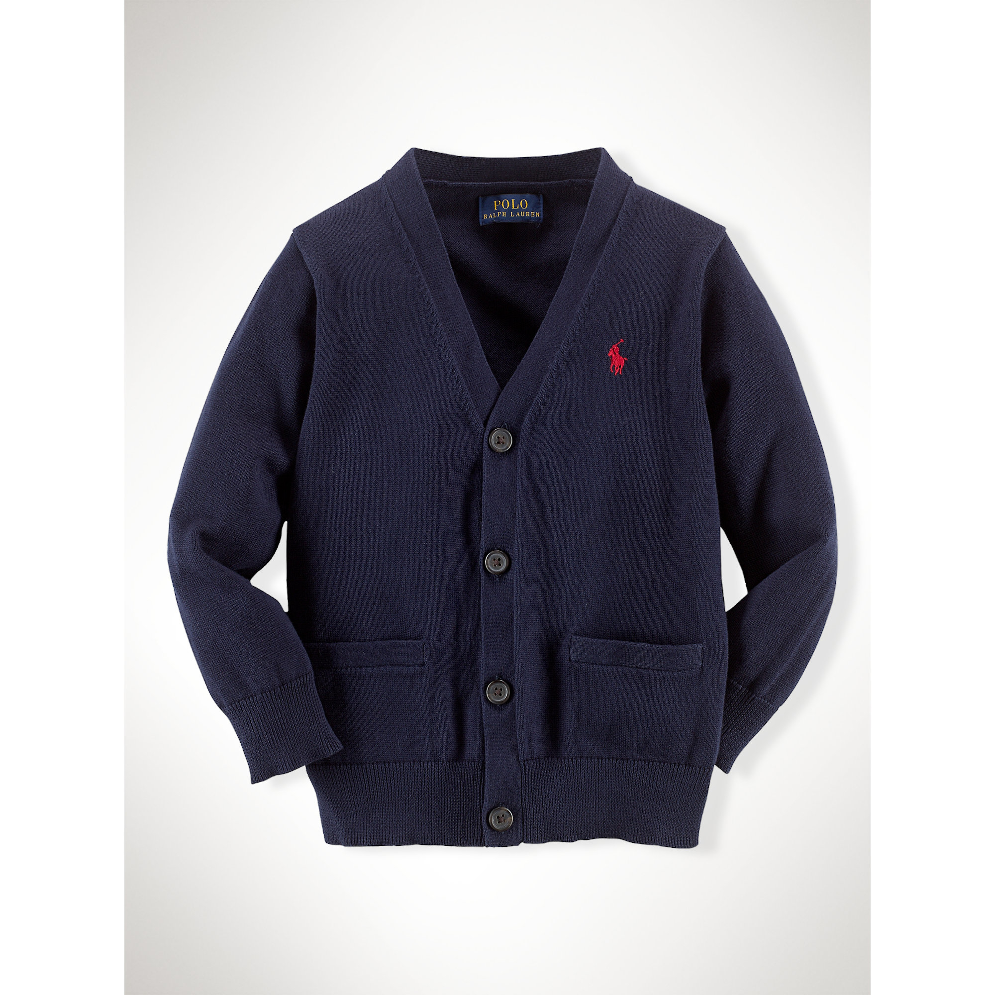 Ow Patch Cardigan in blue
