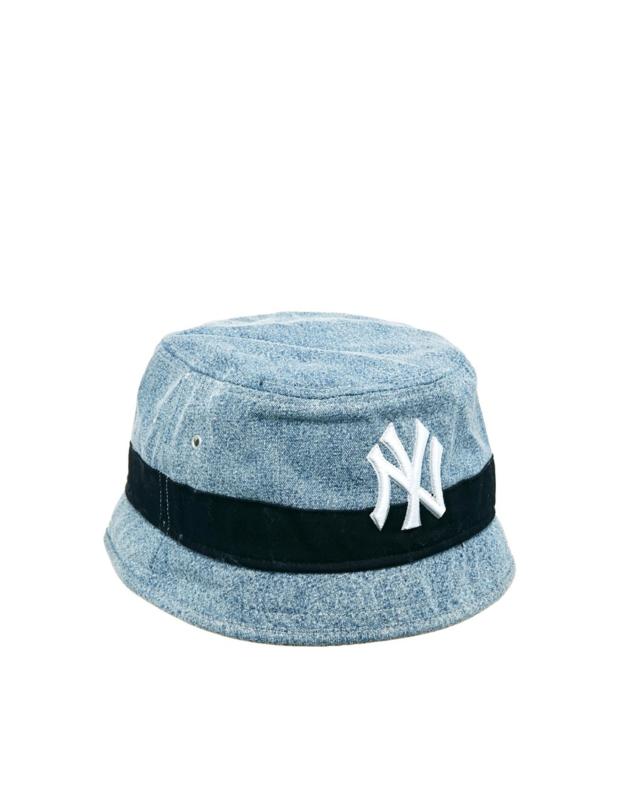 KTZ Ny Yankees Bucket Hat in Blue for Men | Lyst