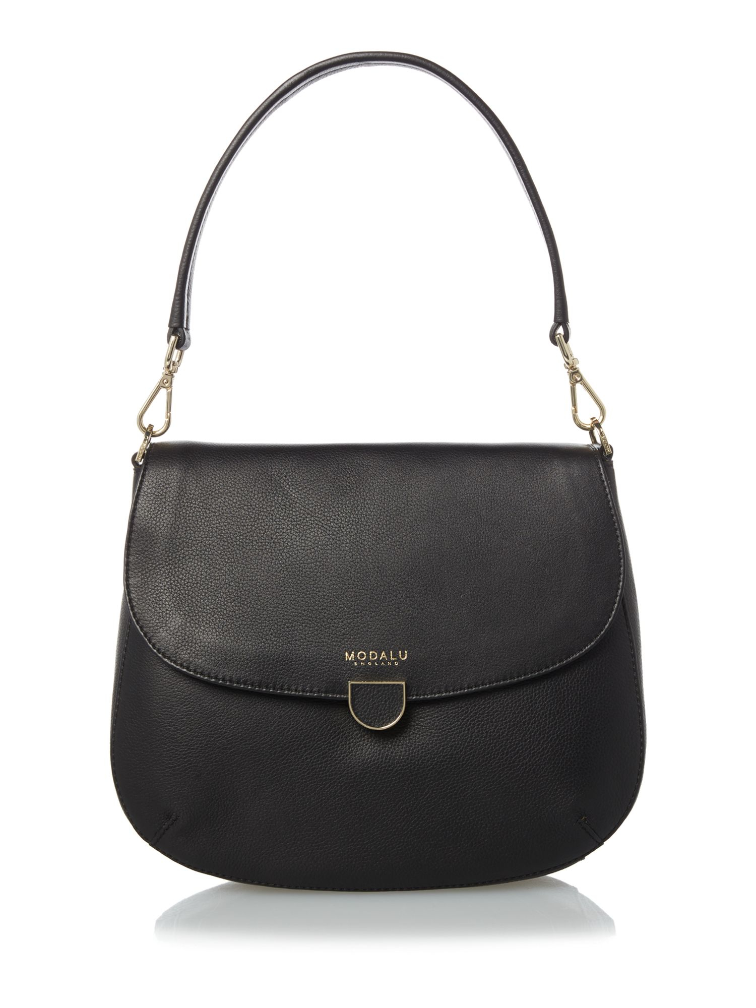 Lyst - Modalu Skye Black Medium Cross Body Satchel Bag in Black