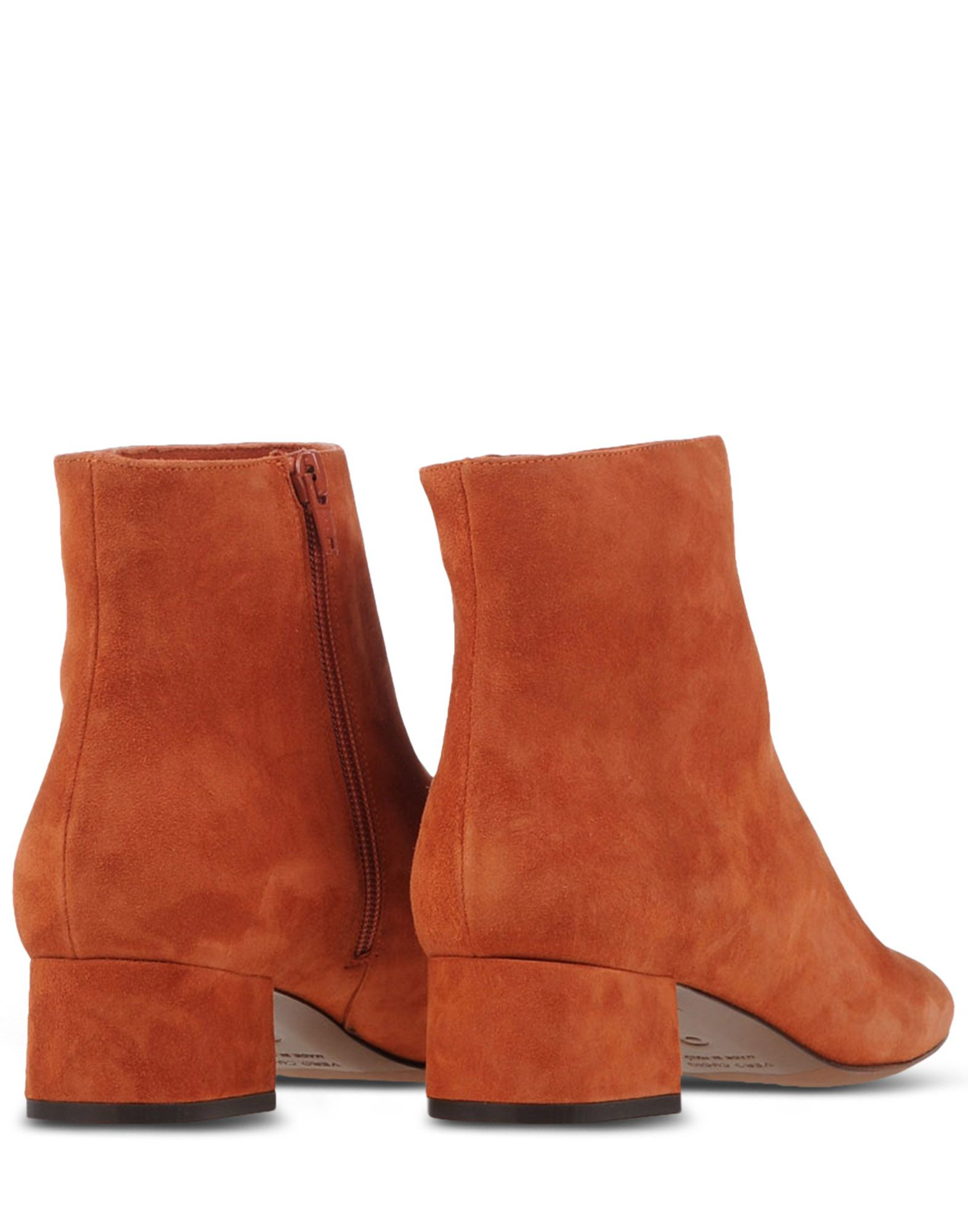 block heel boots brown