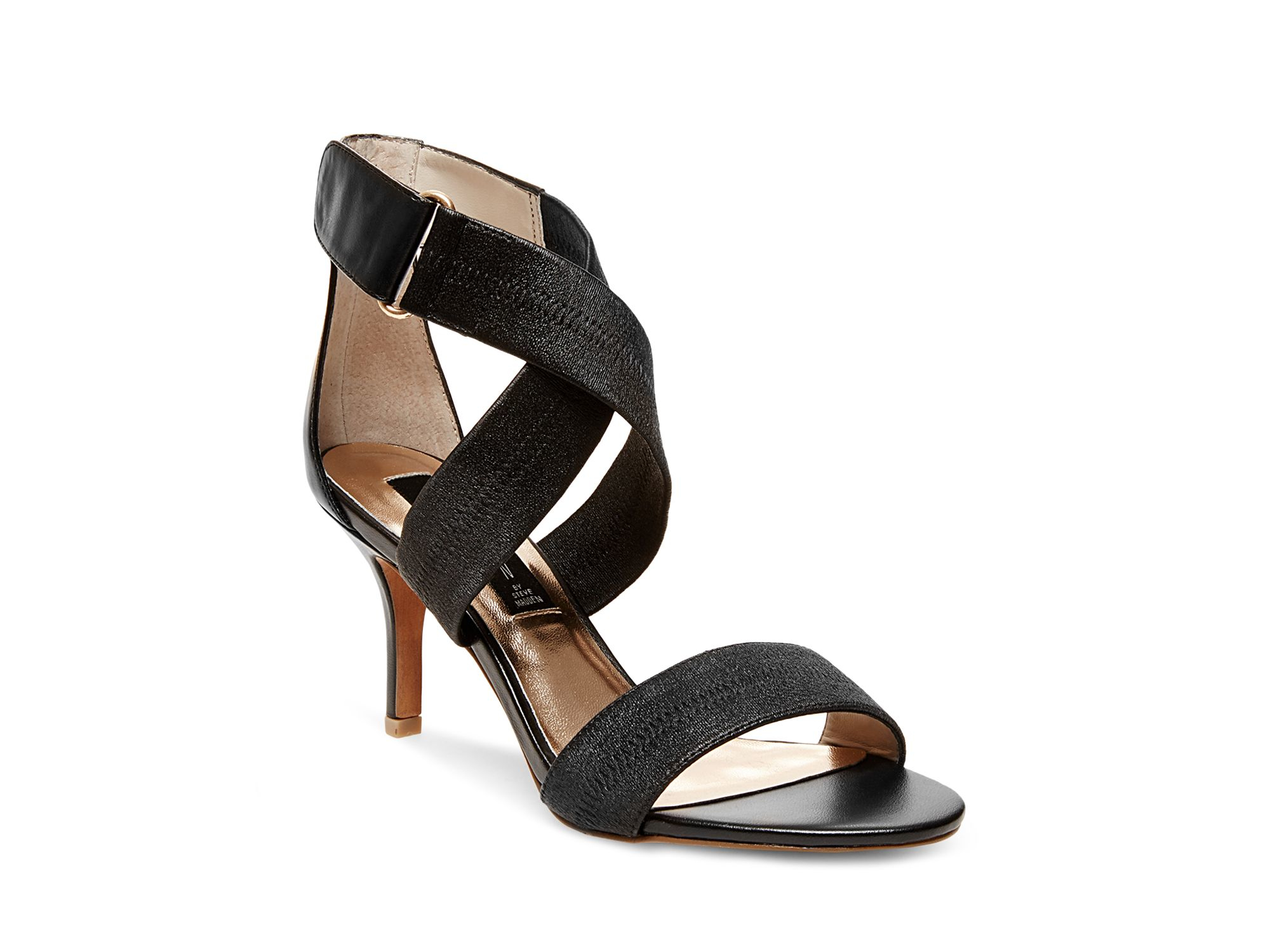 Lyst - Steven By Steve Madden Ankle-strap Sandals - Vaaale Elastic High ...