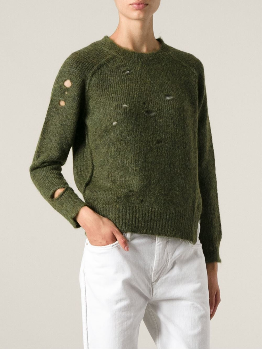 isabel marant sweater green