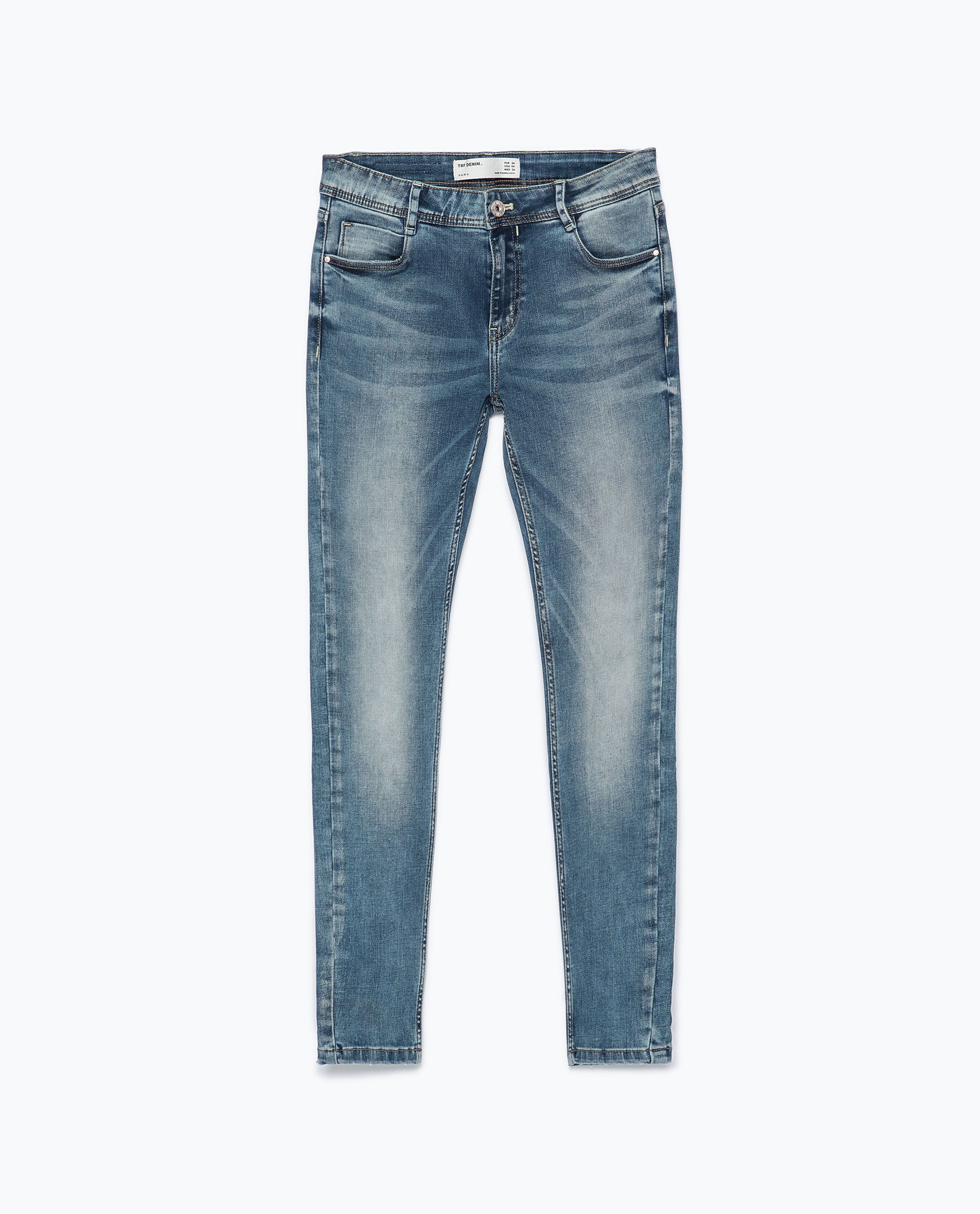 Zara Jeans in Blue | Lyst