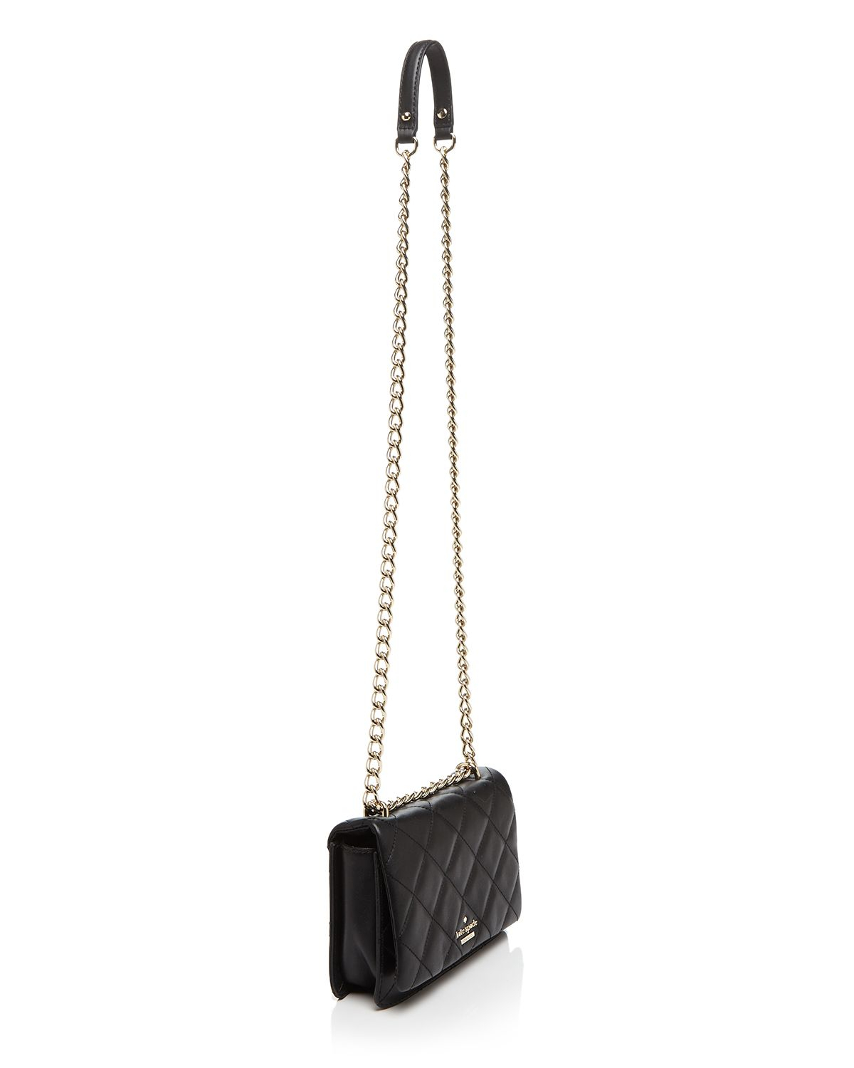 kate spade quilted bag with gold chain