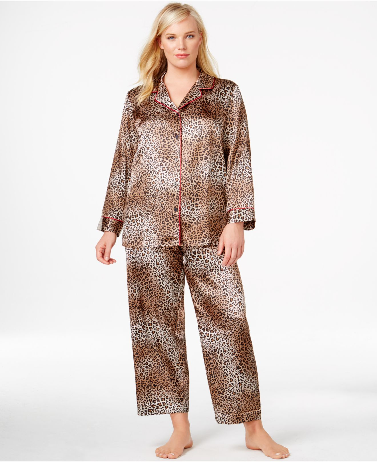 plus size satin pajama pants