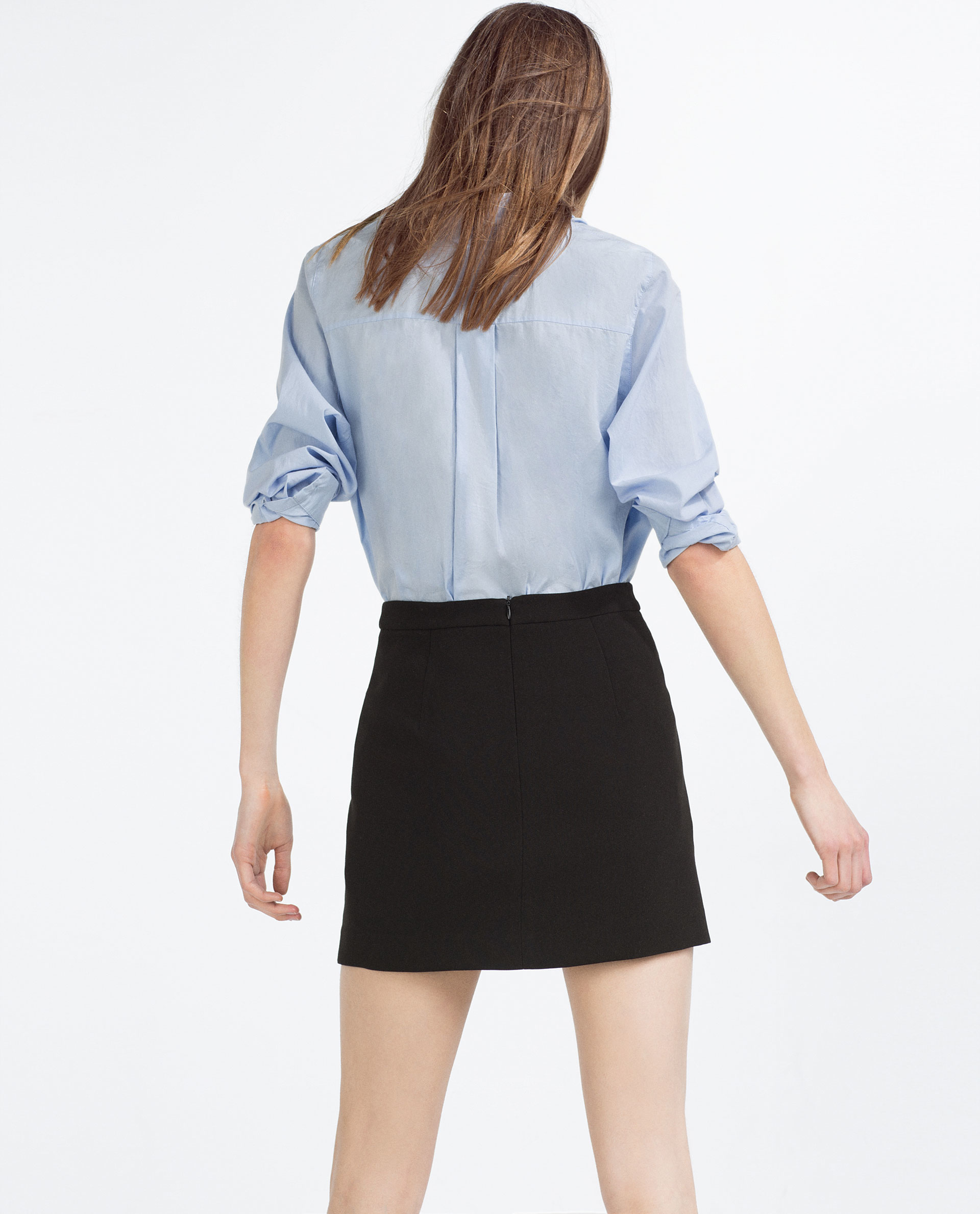 Zara Mini Skirt in Black Lyst