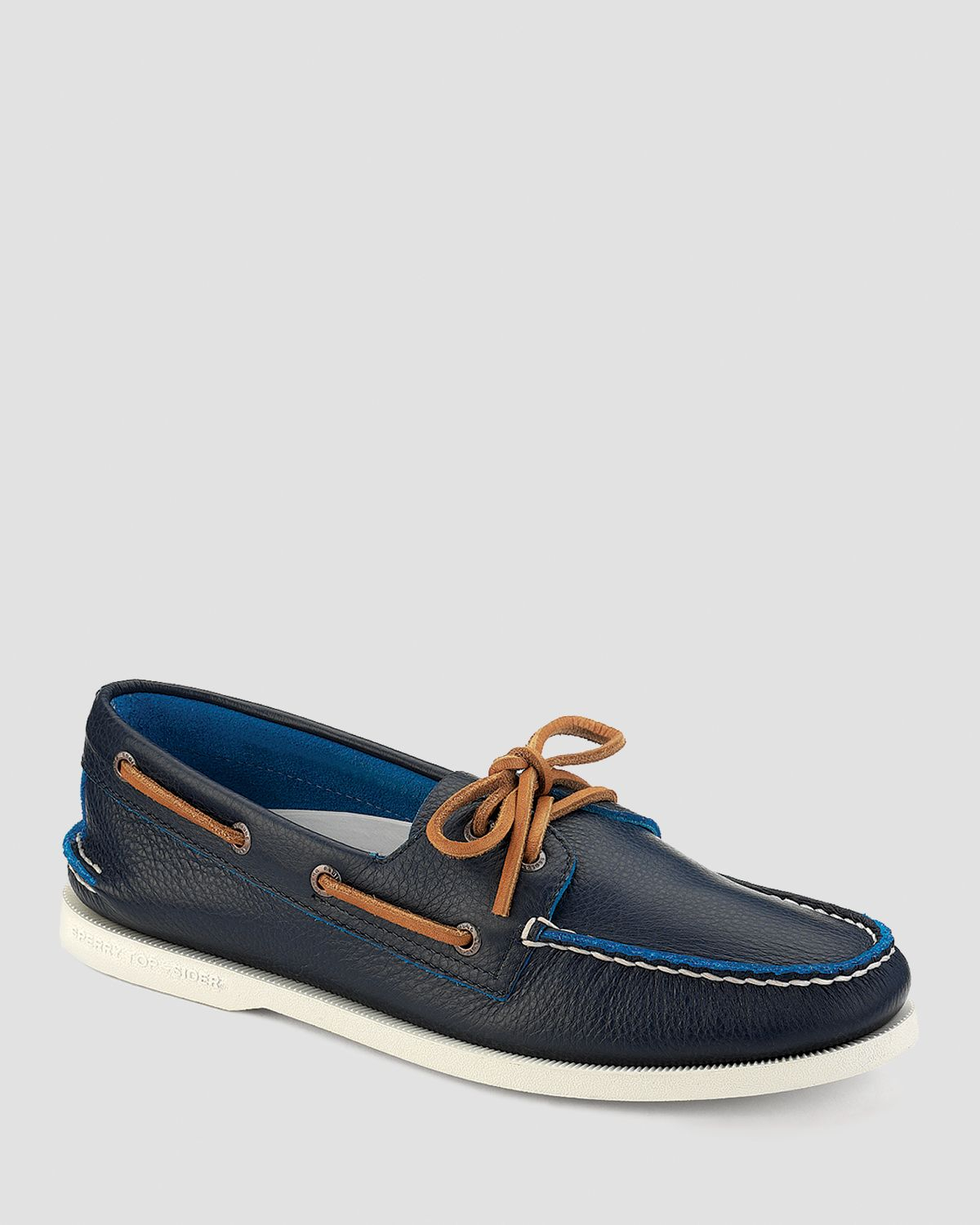 blue sperry boat shoes