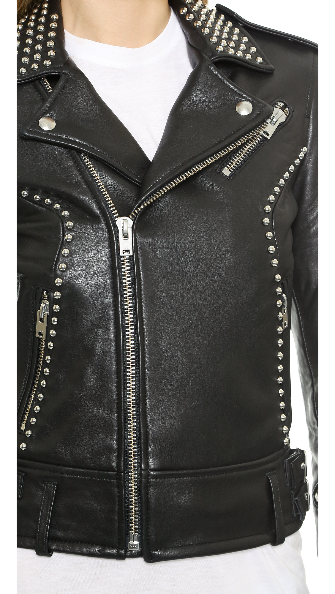 iro studded leather jacket