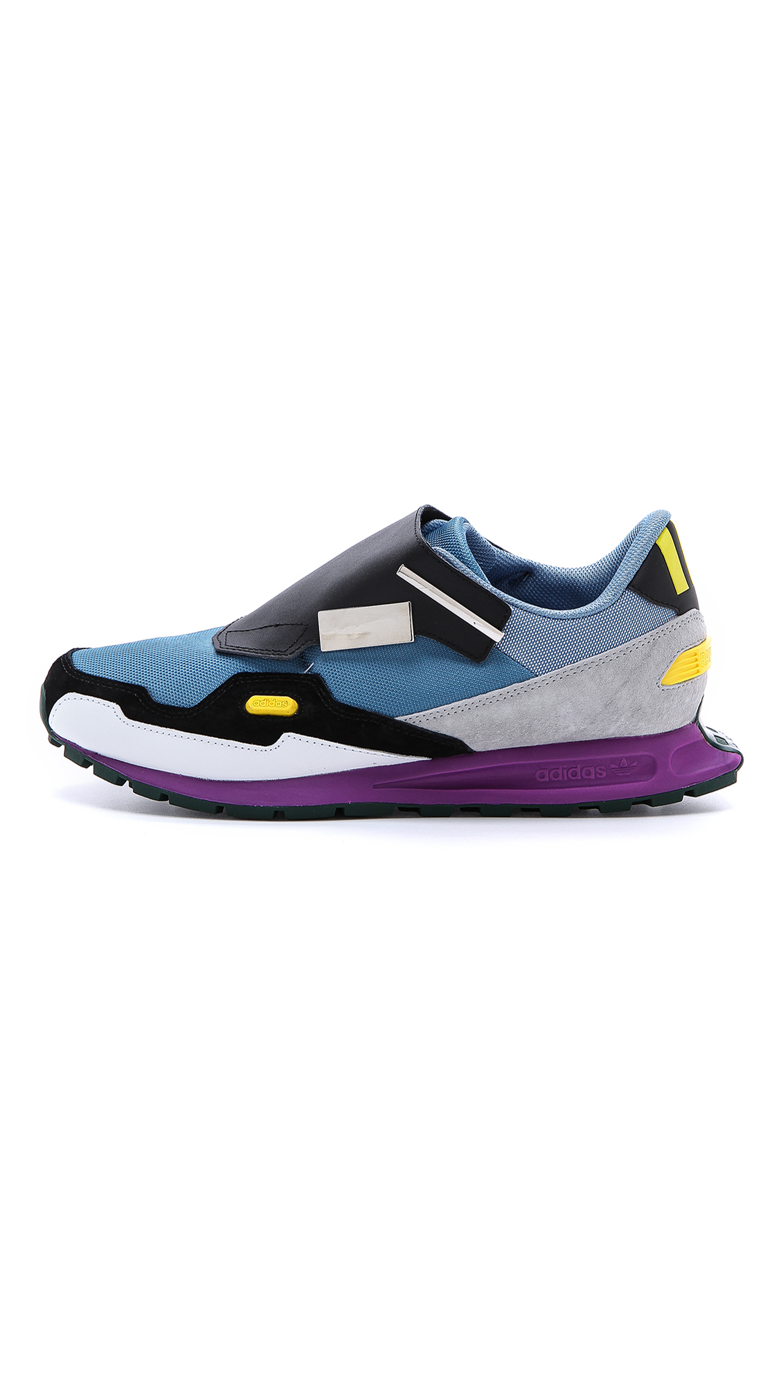adidas By Raf Simons Formula One Canvas Suede and Leather Trainers in Sky Blue (Blue) for Men - Lyst