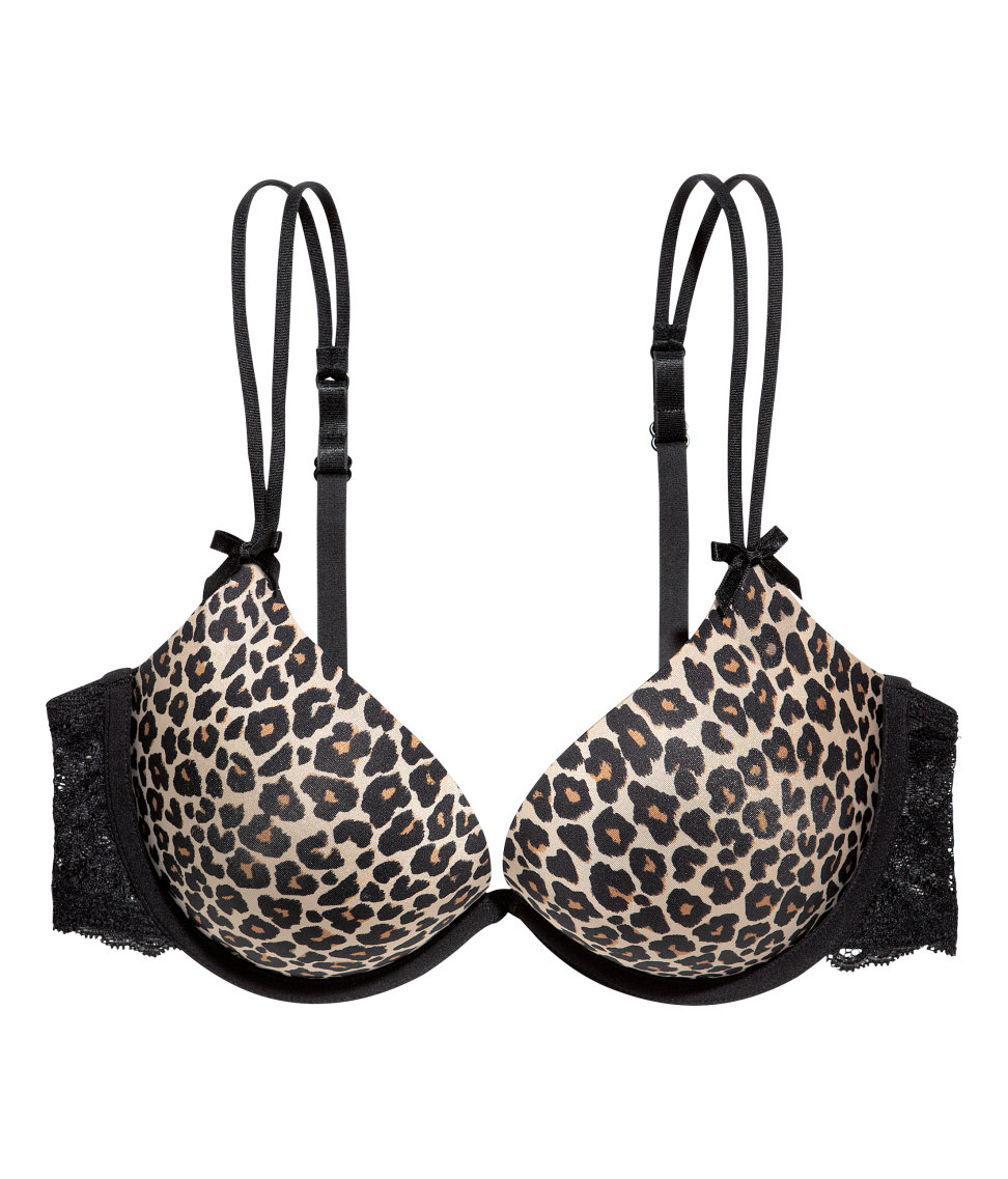 H&m Microfibre Super Pushup Bra Lyst