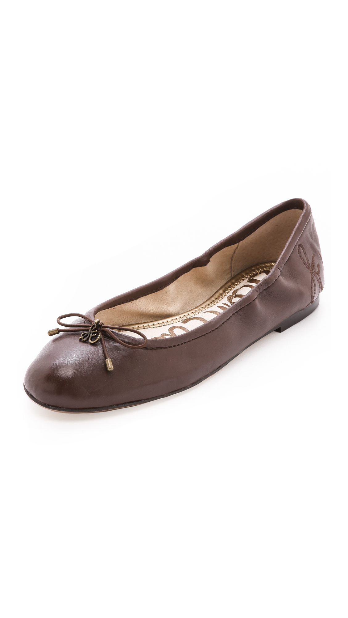 Sam Edelman Felicia Ballet Flats - New Burgundy in Brown | Lyst