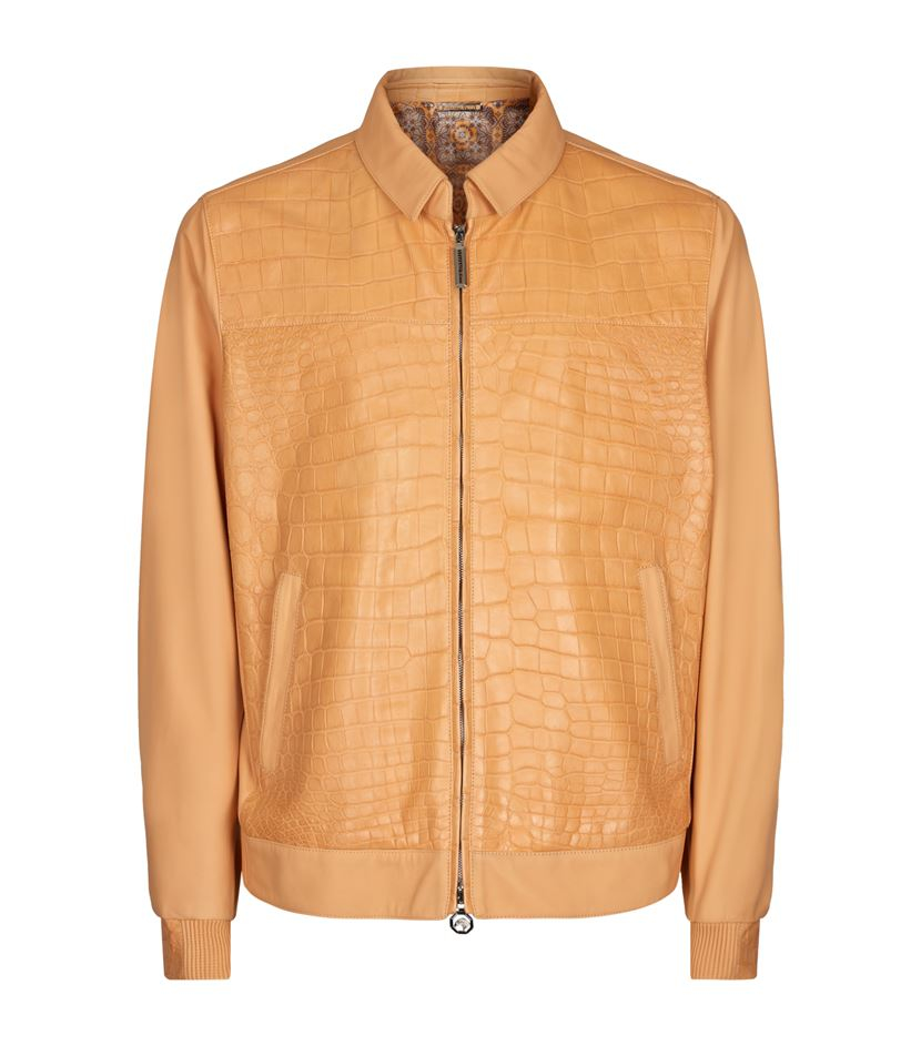 brioni crocodile jacket