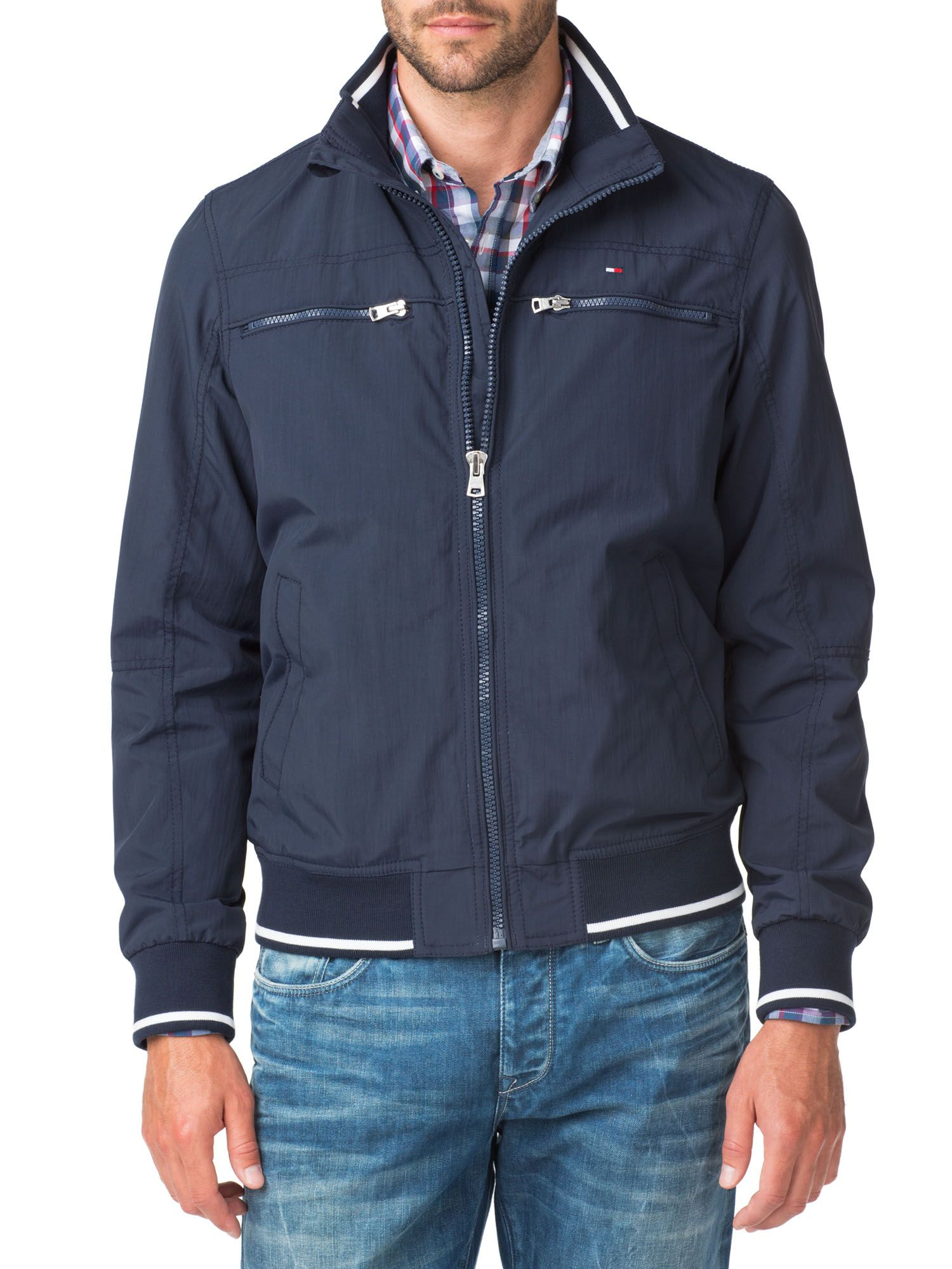 Tommy hilfiger Matthew Bomber Jacket in Blue for Men Lyst