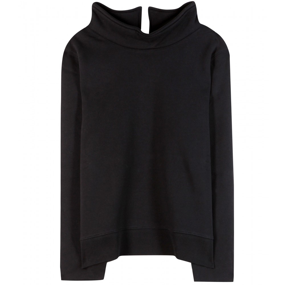 Acne Studios Lee Fleece Sweater in Black Lyst