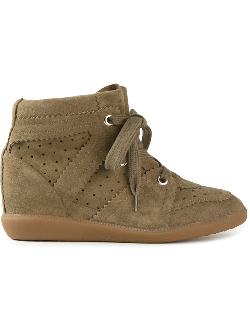 Isabel Marant �Bobby� Sneakers in Green (Natural) Lyst